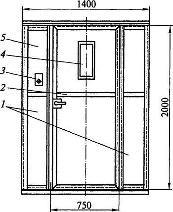 Двери шахты и дверные замки лифта