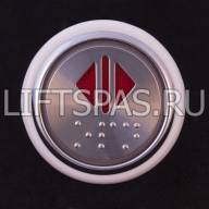Кнопка лифтовая со шрифтом Брайля LS 120.06 BR.