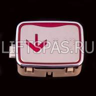 Кнопка лифтовая со шрифтом Брайля LS 120.10 BR