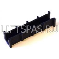 Вкладыш башмака направляющей кабины/противовеса, KONE, T - 16 мм, L - 130 мм с рёбрами.