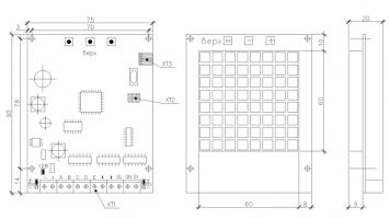 Индикатор лифтовой LS 740.04 KB8x8