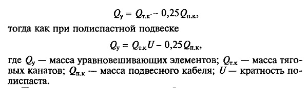 Гибкие уравновешивающие элементы кабины лифта