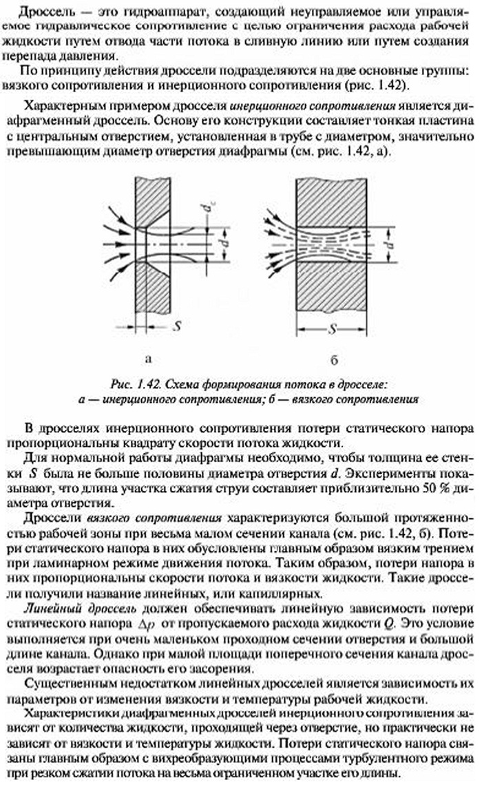 Клапаны гидравлических лифтов