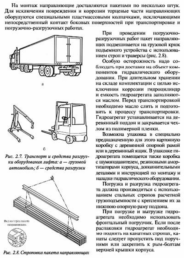 Гидравлический лифт: подготовка и доставка оборудования на объект монтажа