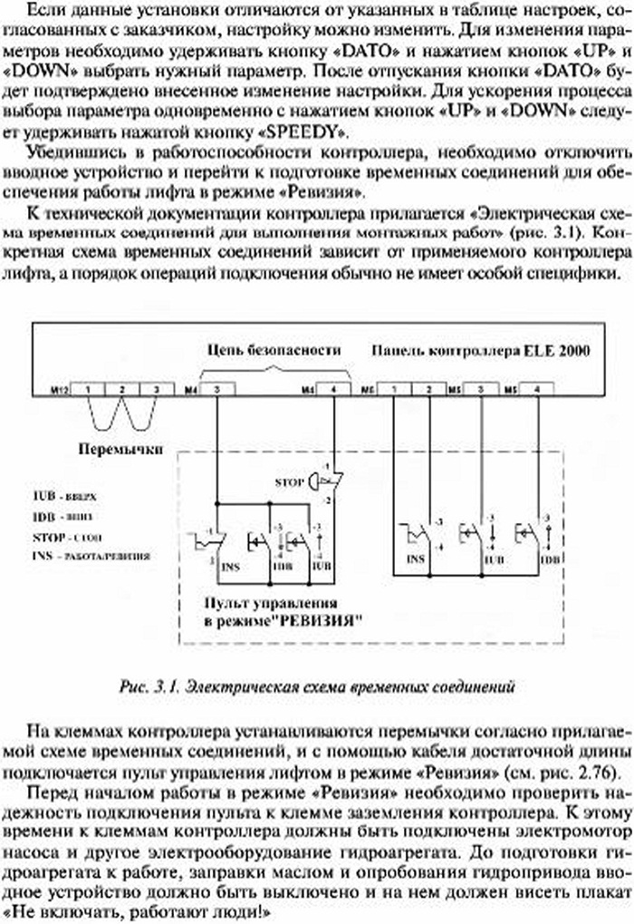 Наладка, пуск и регулировка электрического оборудования гидравлическоголифта